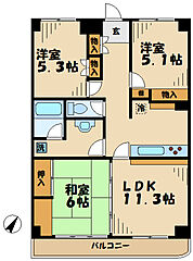 物件の間取り