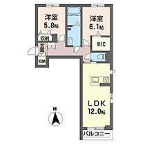 クレールコート 00301 ｜ 埼玉県戸田市喜沢１丁目14-11（賃貸マンション2LDK・3階・60.93㎡） その2