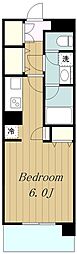 グラディート町田 ワンルームの間取図画像