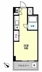 ベルメゾン町田 ワンルームの間取図画像
