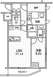 SEASONFLATS新高円寺 1LDKの間取図画像