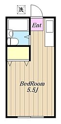 ハイツ相栄 ワンルームの間取図画像