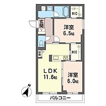 グリーンセントシャーメゾン 00401 ｜ 埼玉県鴻巣市本町１丁目2850-10、2851番1、12（賃貸マンション2LDK・4階・58.82㎡） その2