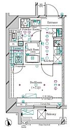 ガリシア大塚駅前 9階1Kの間取り
