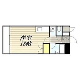 セレス九産大駅前 ワンルームの間取図画像