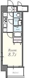LeManoir 1Kの間取図画像