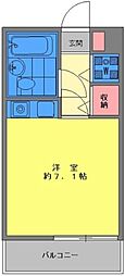 トーカンキャステール本郷 ワンルームの間取図画像