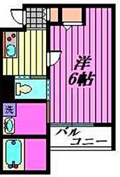 Mark Duo吉川 1Kの間取図画像