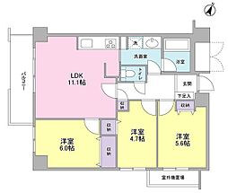 住総研豊田ハウス 3LDKの間取図画像