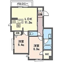 メゾンｈａｐｐｉｎｅｓｓ 00101 ｜ 東京都武蔵野市境５丁目7-23（賃貸マンション2LDK・1階・52.20㎡） その2