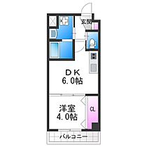 大阪府大阪市住吉区山之内１丁目（賃貸マンション1LDK・4階・26.46㎡） その2