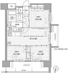 HULICRESIDENCE千葉中央 3LDKの間取図画像