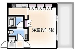 蒼映パーク原宿 ワンルームの間取図画像