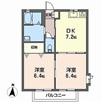 シャーメゾン・ピア 203 ｜ 宮城県宮城郡利府町加瀬字町56（賃貸アパート2DK・2階・45.00㎡） その2