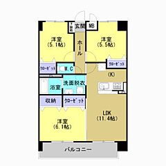 物件の間取り