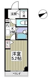 フェニックス初台弐番館 1Kの間取図画像