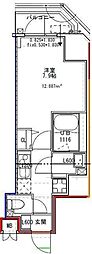 S-RESIDENCE文京小石川 1Kの間取図画像