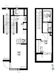 ソルナクレイシア練馬 1LDKの間取図画像