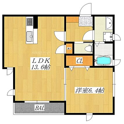 メゾンドエスト_間取り_0