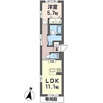 イスタナ霞 A0104 ｜ 広島県福山市霞町１丁目112-113（賃貸マンション1LDK・1階・46.47㎡） その2