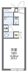 レオパレスGIOIA 1Kの間取図画像