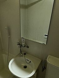 [洗面] 大きな鏡付き洗面台