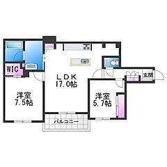 物件の間取り