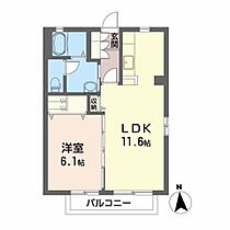 ＤＩＳＣＵＳ　Ｆ－2 201 ｜ 宮城県岩沼市たけくま２丁目5-13（賃貸アパート1LDK・2階・41.20㎡） その2