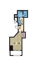 シティハイツ成増 1Kの間取図画像