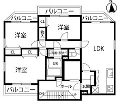 物件の間取り