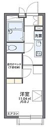 レオパレスＮＡＮＰＥＩ 3階1Kの間取り