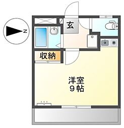 アーバン ワンルームの間取図画像