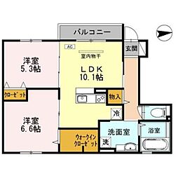 ル グランシャリオA棟 1階