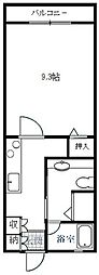 LANDSPACE 1Kの間取図画像
