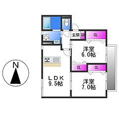 物件の間取り