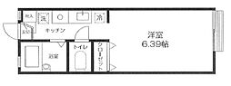 リライズ国領1 1Kの間取図画像