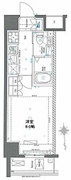 AZEST田無 1Kの間取図画像