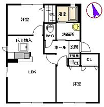 シャーメゾン　エンリッチ　Ｂ棟 B0102 ｜ 福岡県福岡市東区名子３丁目4-26（賃貸アパート2LDK・1階・54.81㎡） その2