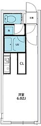 プライムアーバン学芸大学 1Kの間取図画像