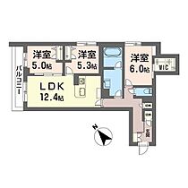 ドメイン24 00206 ｜ 千葉県流山市おおたかの森西２丁目18-9（賃貸マンション3LDK・2階・73.01㎡） その2