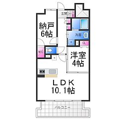 Sophiacourt宿院 1SLDKの間取図画像