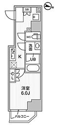 COMFORIALIV千住 1Kの間取図画像