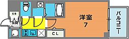 アドバンス神戸マーレ 1Kの間取図画像