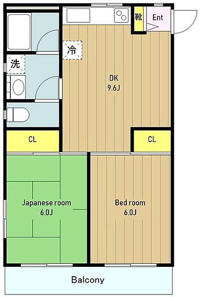 シエスタ東林間 ｜神奈川県相模原市南区上鶴間６丁目(賃貸マンション2LDK・4階・47.52㎡)の写真 その2