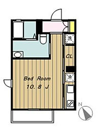 グリーンヒル橋本E 1階1Kの間取り