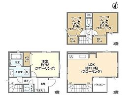 KoletTerrace北千束 1SLDKの間取図画像