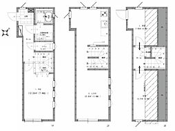 東村山市栄町1丁目アパート 3LDKの間取図画像