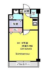 金太郎ヒルズ18'★ 1Kの間取図画像