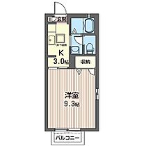 サンライズＨ 00101 ｜ 栃木県大田原市浅香１丁目5-32（賃貸アパート1K・1階・28.20㎡） その2