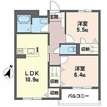 インペリアル 0202 ｜ 新潟県新潟市中央区南出来島２丁目1-20（賃貸マンション2LDK・2階・56.99㎡） その2